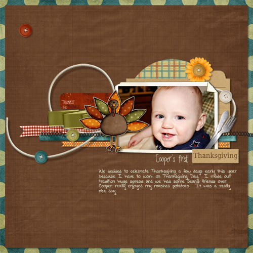 Cooper's First Thanksgiving