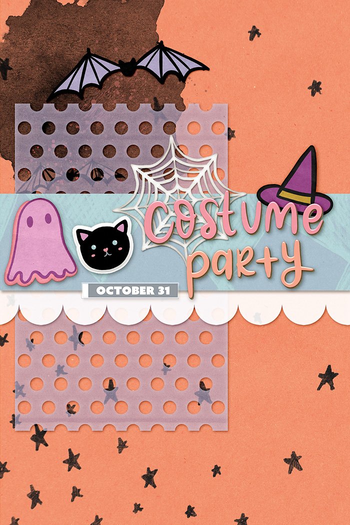 costume party card