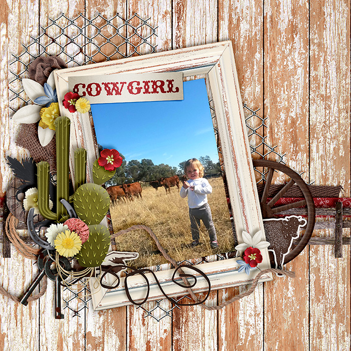 Cowgirl in training