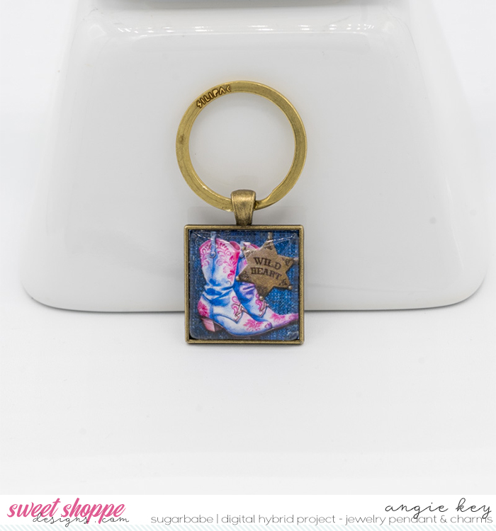 Cowgirl Keychain