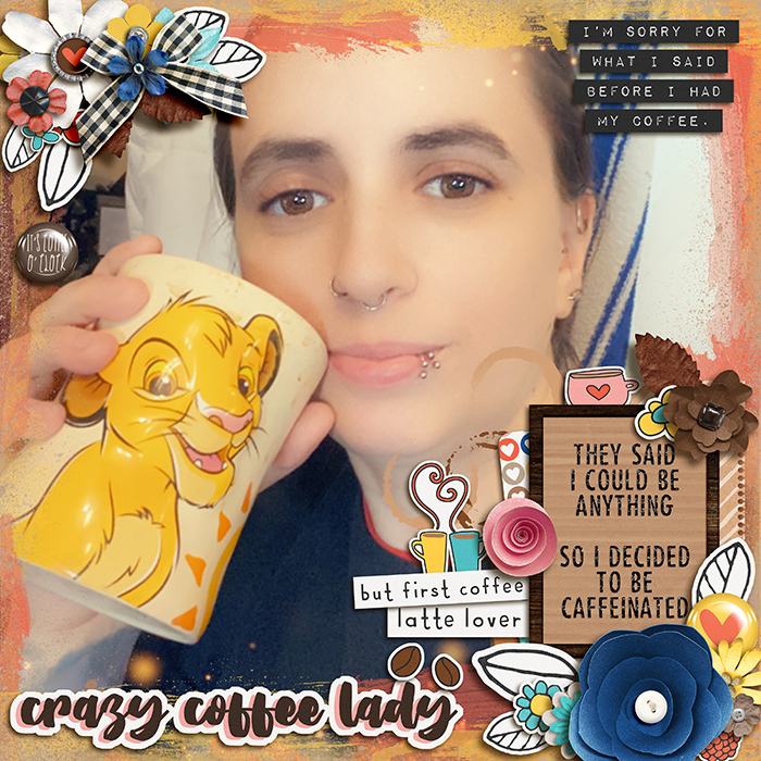 Crazy coffee lady