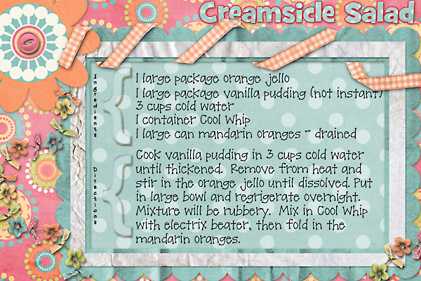 Creamsicle "Salad"