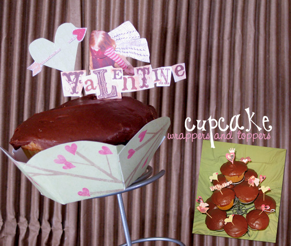 cupcake wrappers and toppers
