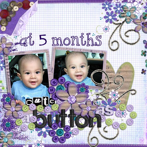 Cute as a button