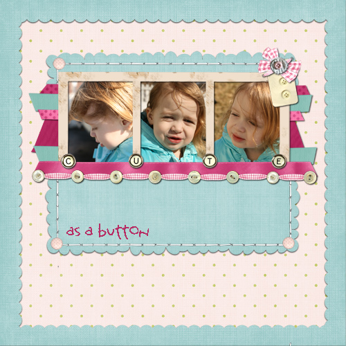 Cute as a button