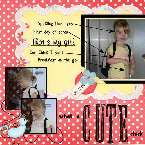 Cute chick
