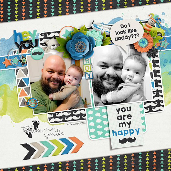 Dad and son