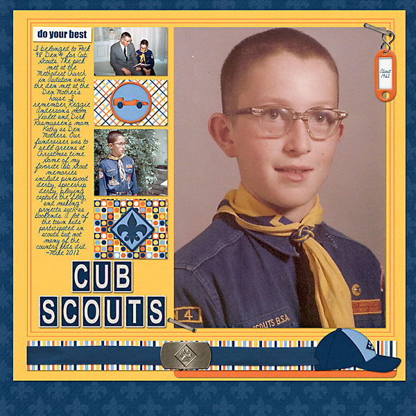Dad in Cub Scouts 1962
