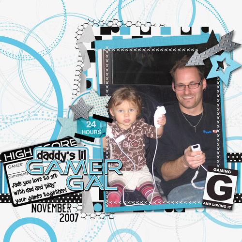 Daddys lil gamer gal!