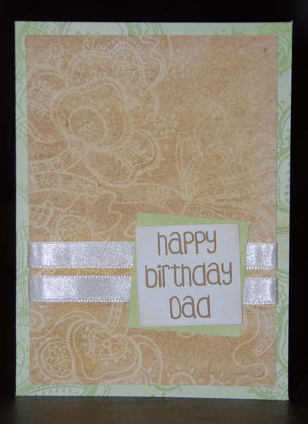 Dad's birthday card