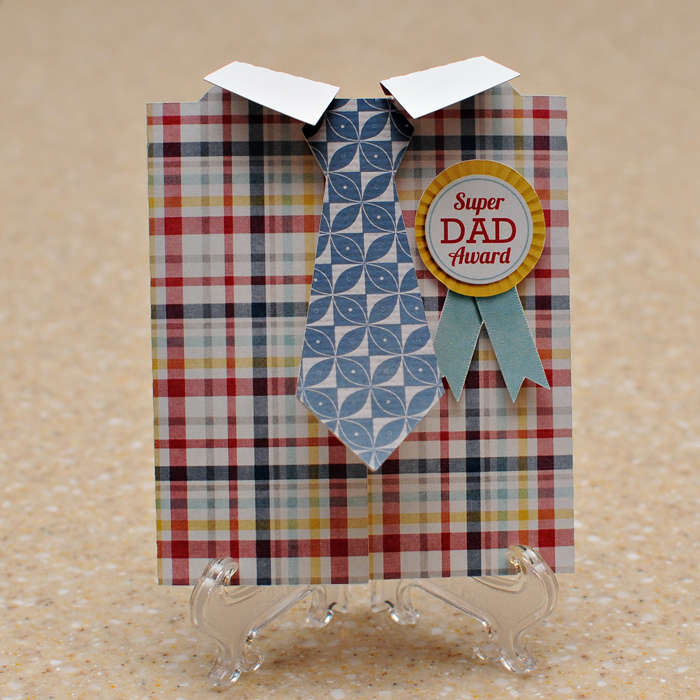 Dad's Shirt tri-fold card