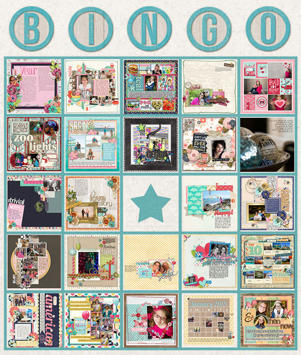 Dana Tate | January Bingo Card