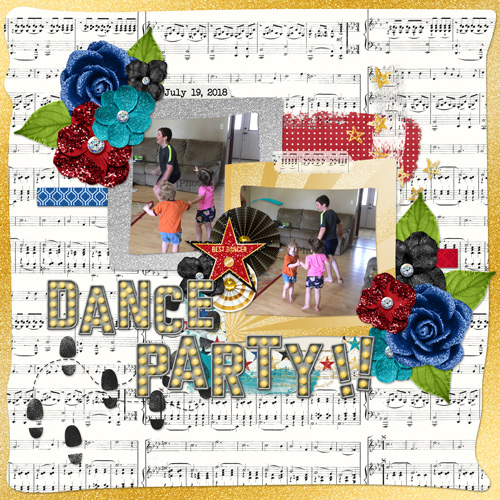 Dance Party August 2018 Bingo #16