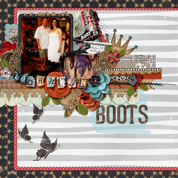 Dancin Boots and a Blind Lab Dog