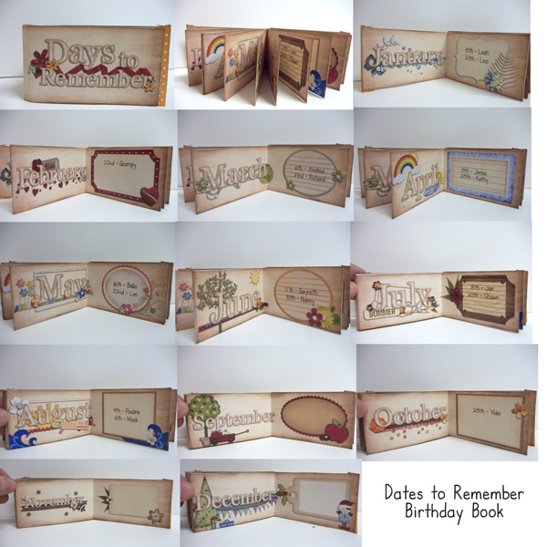 Dates to Remember Book