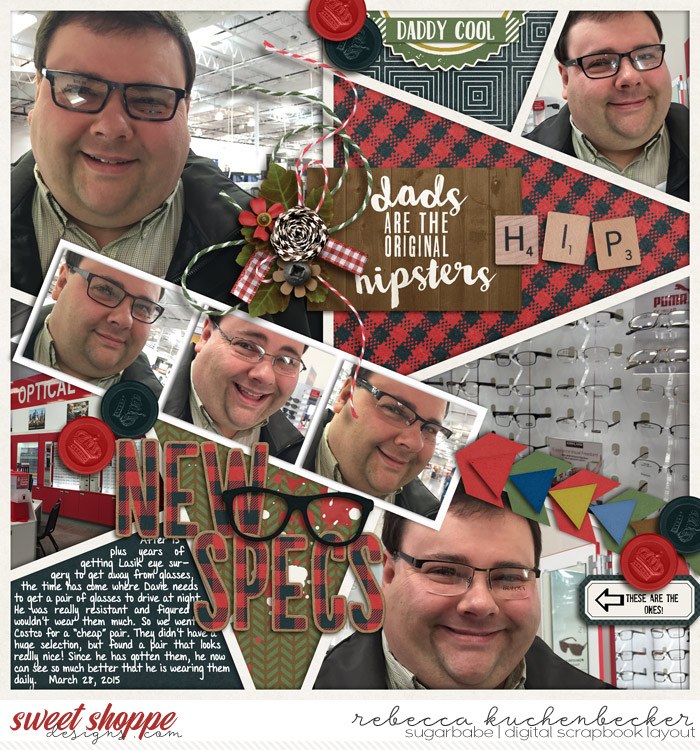Davie's new glasses