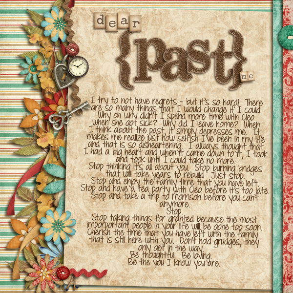 dear past me
