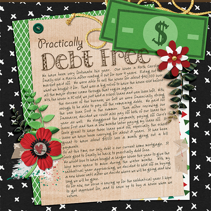 Debt free