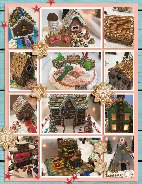 Dec Daily - Festival of Trees - Gingerbread Houses (right)