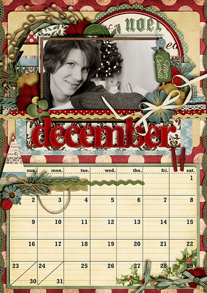 December 2012 Calendar