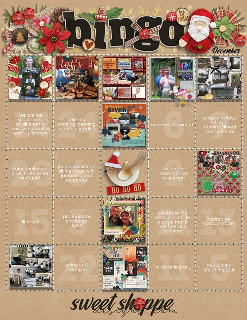 December 2016 SSD Bingo Card