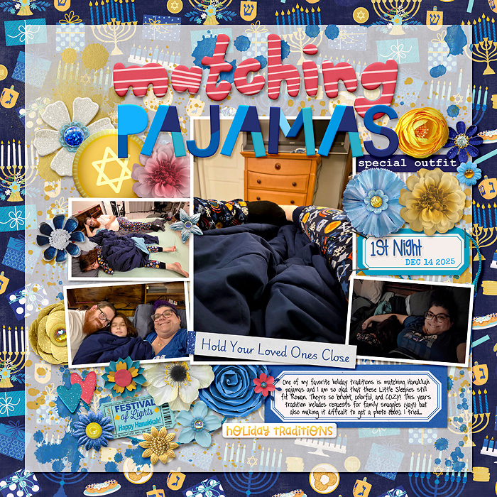 December 2025 - Hanukkah pajamas