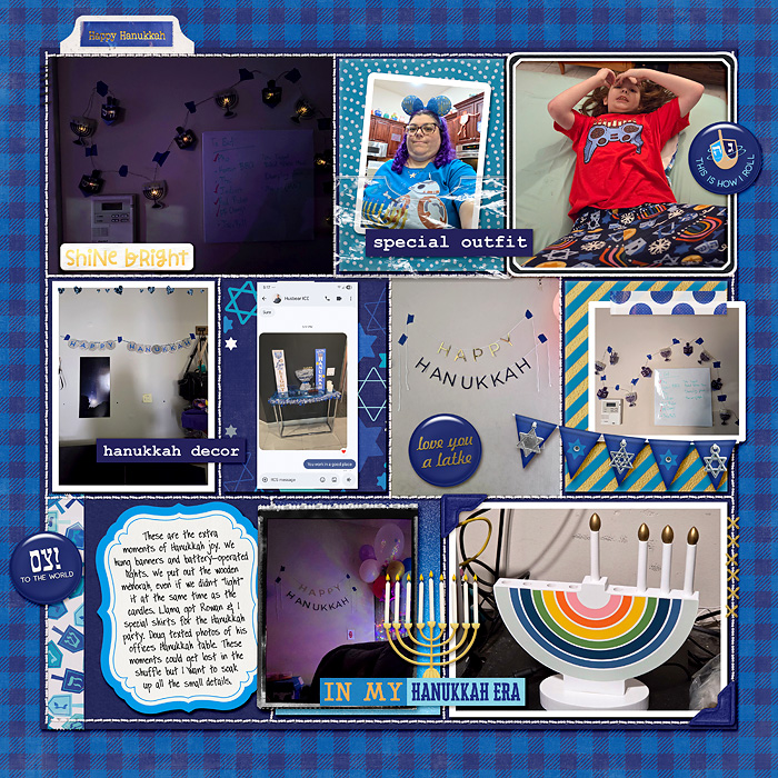 December 2025 - little Hanukkah details