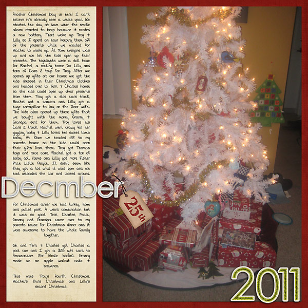 December 25th 2011 - Left Side