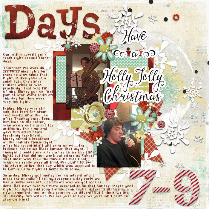 December Daily Seven thru Nine 2017