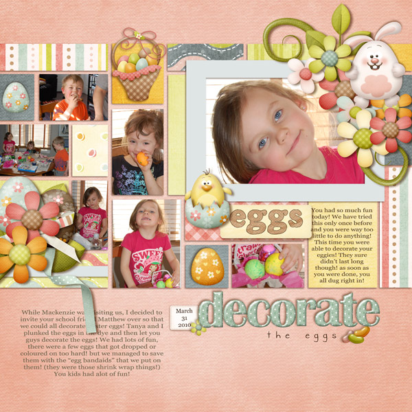 Decorate the eggs!