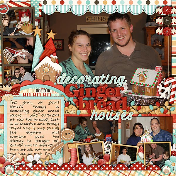 Decorating Gingerbread Houses