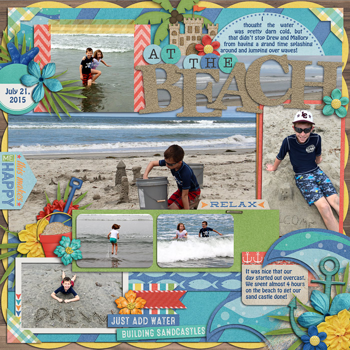 Del Mar beach, left