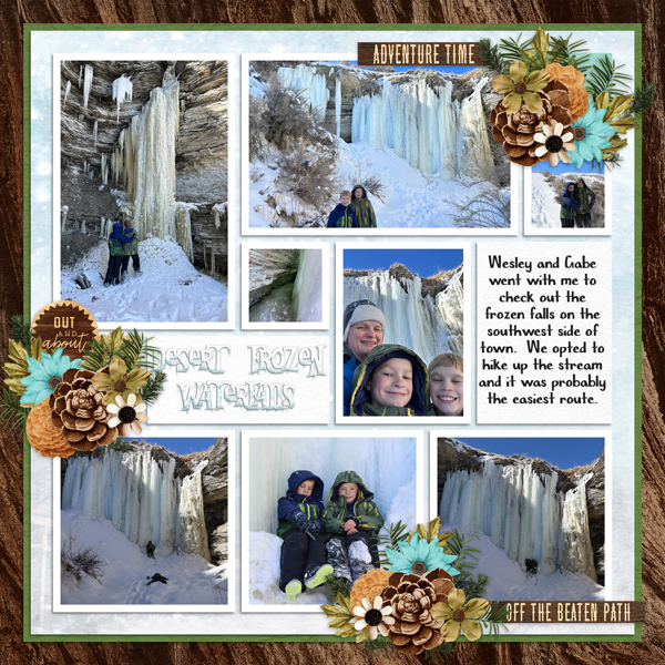 Desert Frozen Falls