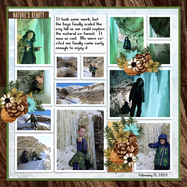 Desert Frozen Falls