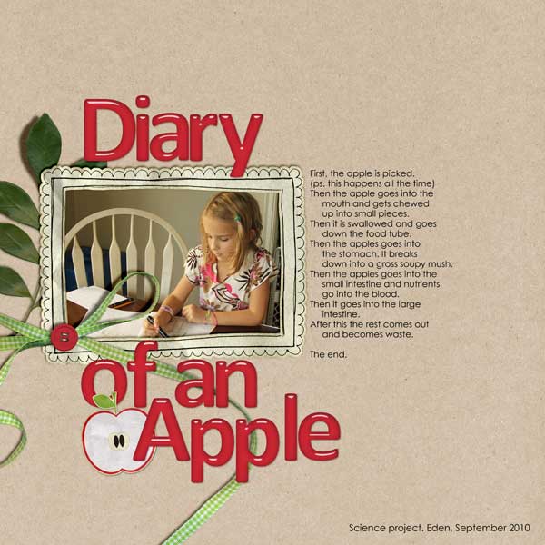 Diary of an Apple