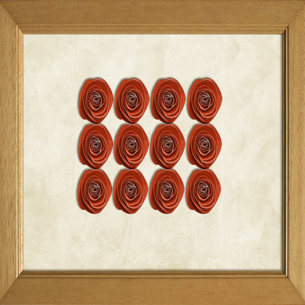 Digi Flower Shadow Box