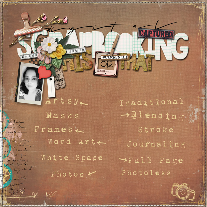 Digital Scrapbooking This Or That