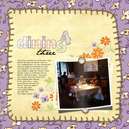 Dining for Three
