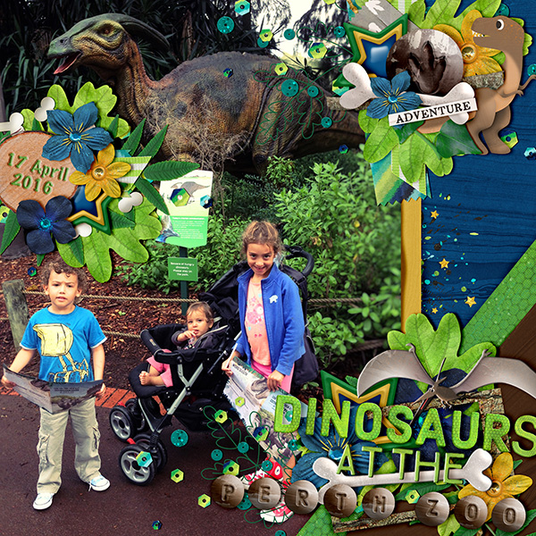 Dinosaurs at the Perth Zoo