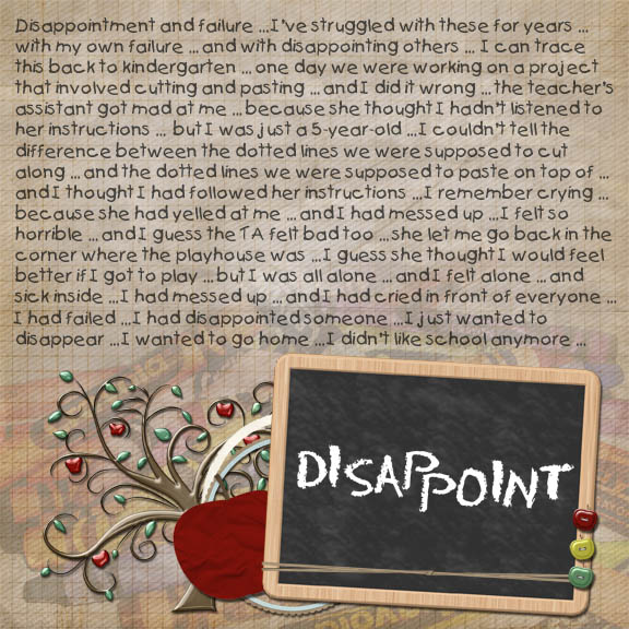 disappoint