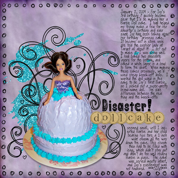 Disaster Doll Cake!