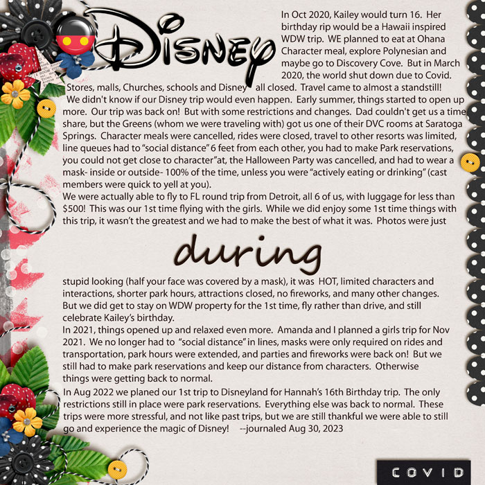 Disney During Covid