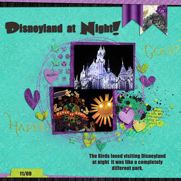 Disneyland at Night