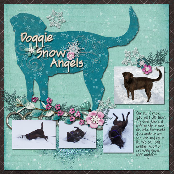 Doggie Snow Angels