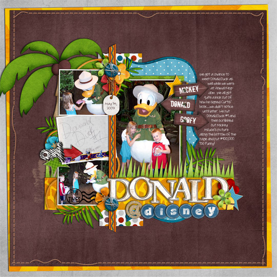 Donald at Disney