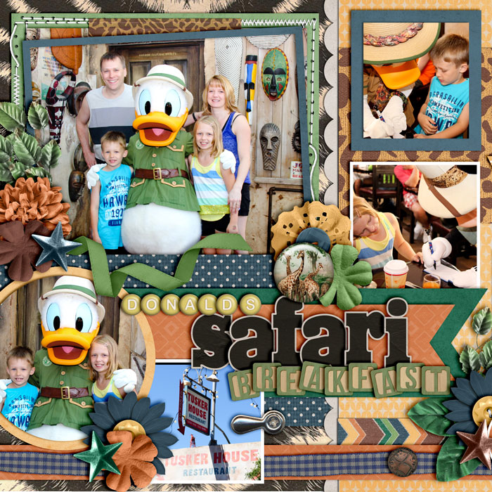 Donald's Safari Breakfast (left)