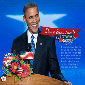 Don't boo, vote!! (in the news)