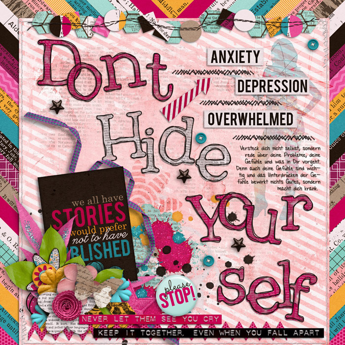Don't hide yourself