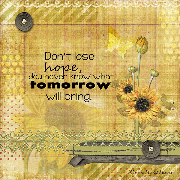 Dont lose hope