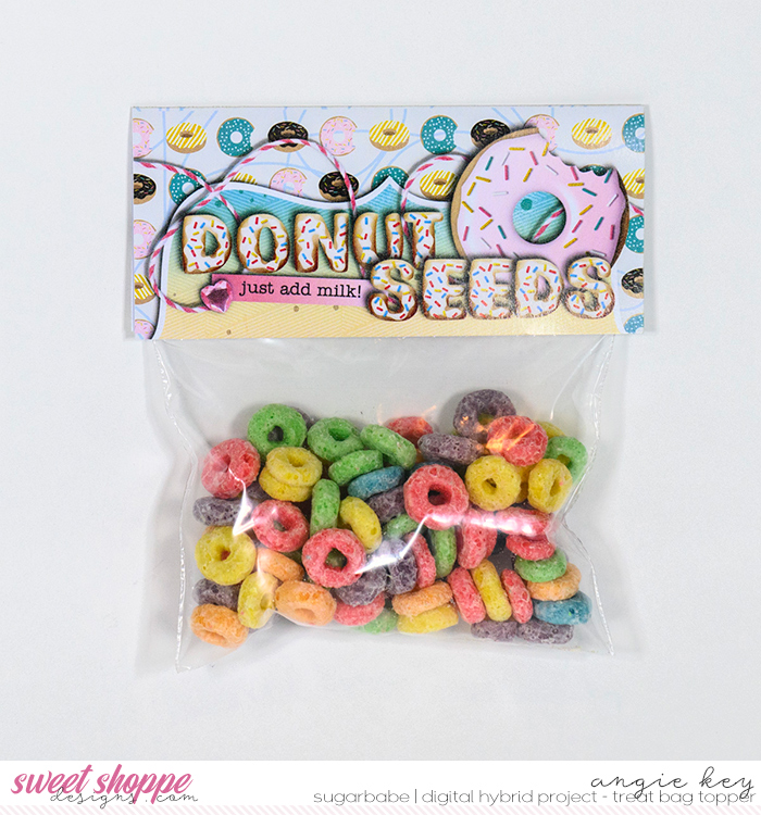 Donut Seeds Treat Bag Topper